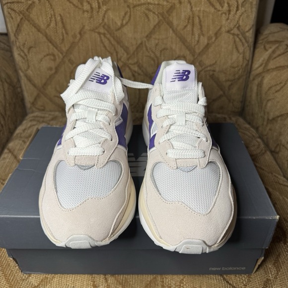 New Balance 57/40‎ Sea Salt Purple Orange Men's 8.5 D M5740SB1 - Picture 5 of 9